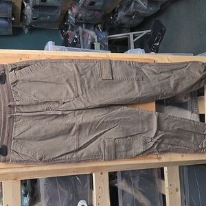 Splendid Size XS Faded Brown High Waisted Cargo Jogger Style Pant